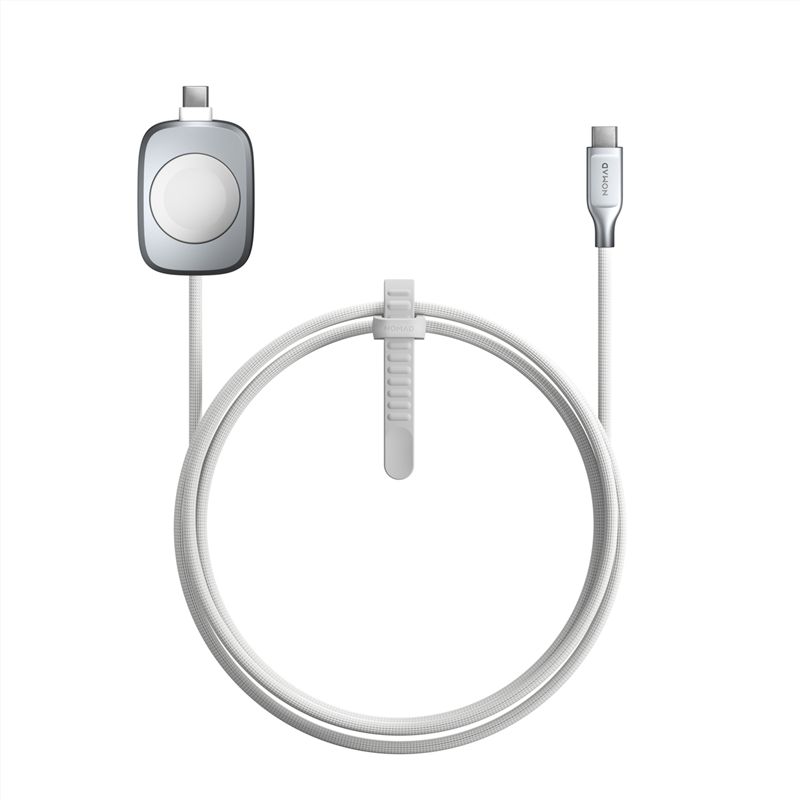 Cablu universal de incarcare Nomad pentru Apple Watch, 1.5m, alb